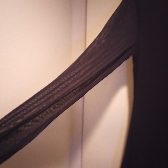 Newport News gorgeous long maxi dress blk size 12/14 New! - Picture 10 of 10